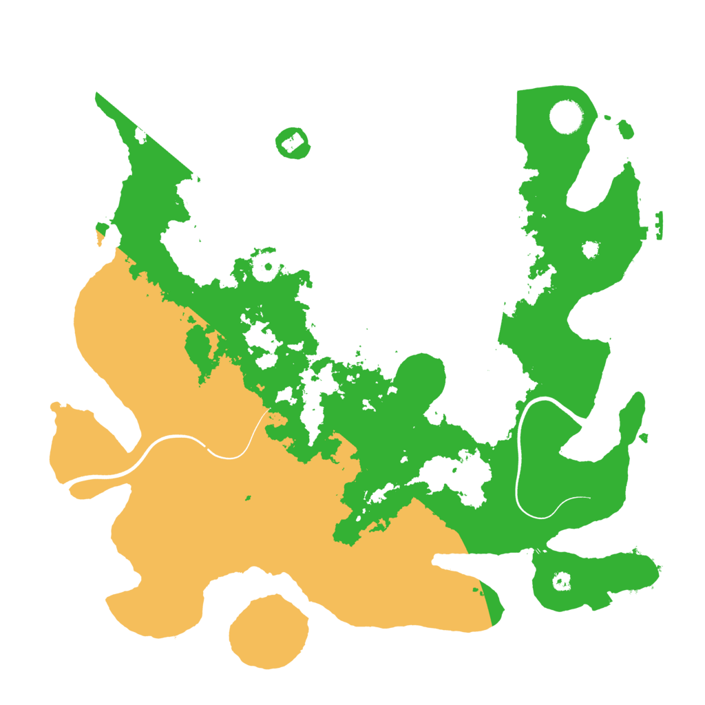 Biome Rust Map: Procedural Map, Size: 3750, Seed: 75312