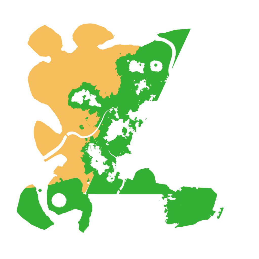 Biome Rust Map: Procedural Map, Size: 3250, Seed: 95803406