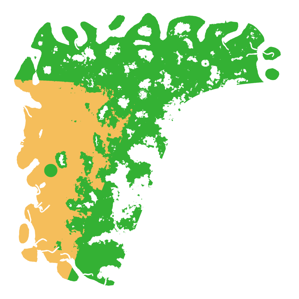 Biome Rust Map: Procedural Map, Size: 6000, Seed: 547423