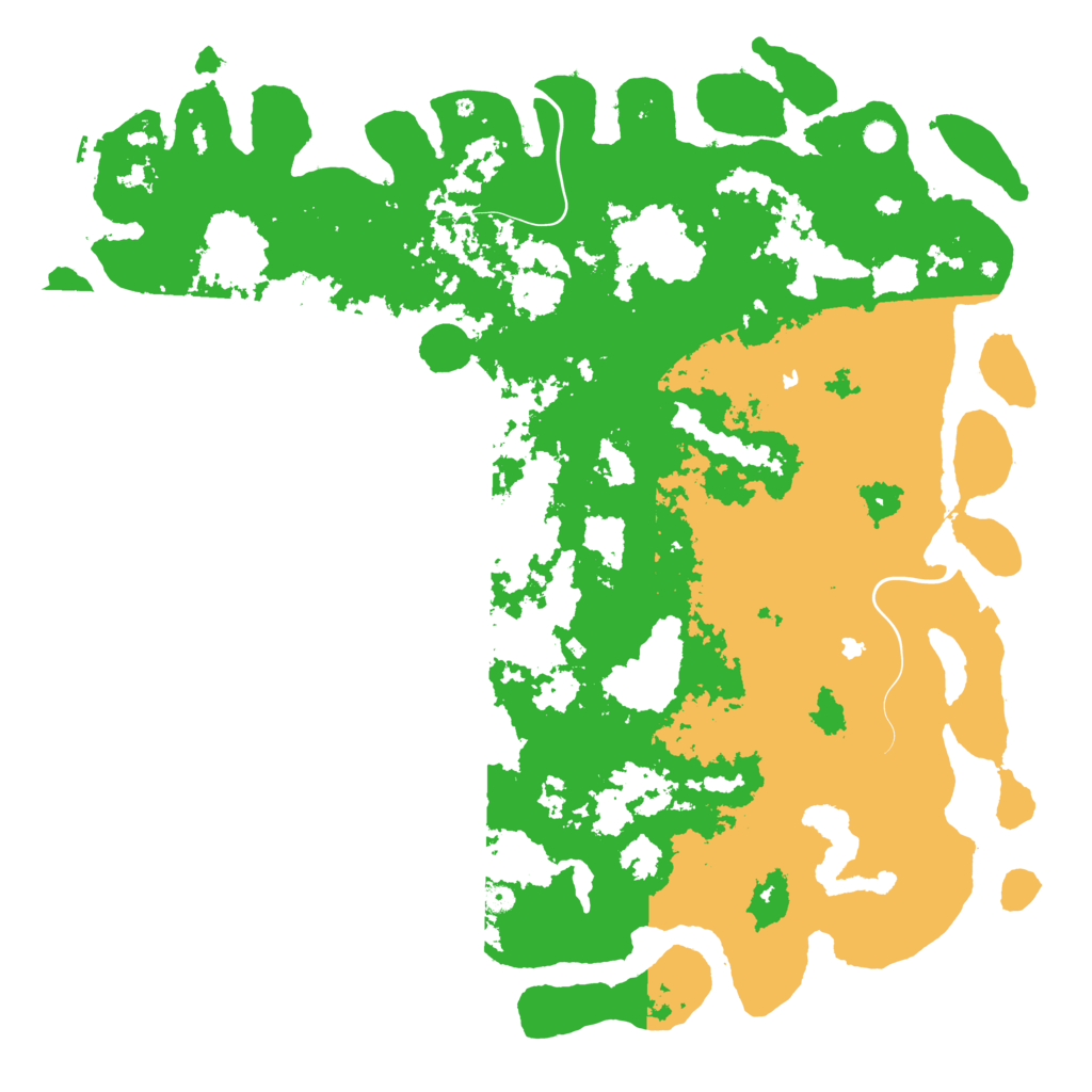 Biome Rust Map: Procedural Map, Size: 6000, Seed: 7012