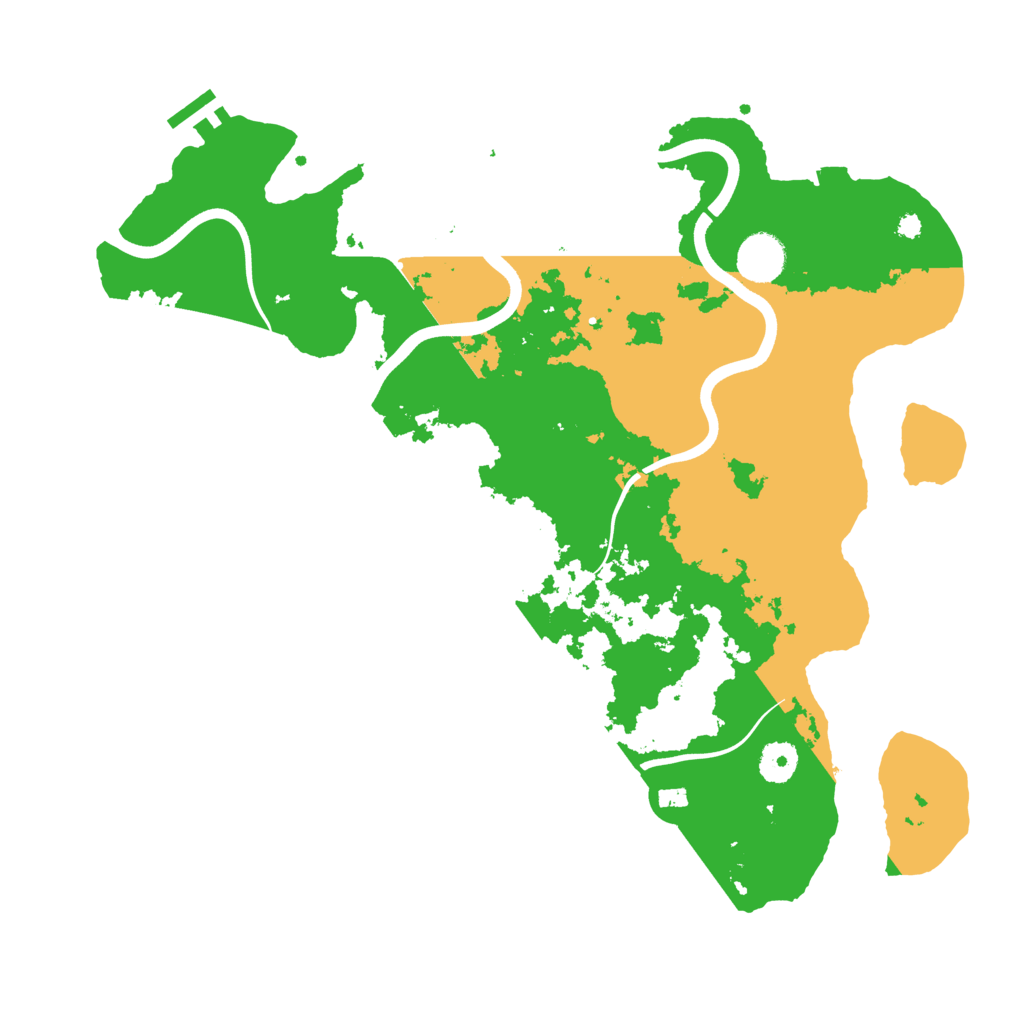Biome Rust Map: Procedural Map, Size: 3850, Seed: 969926669