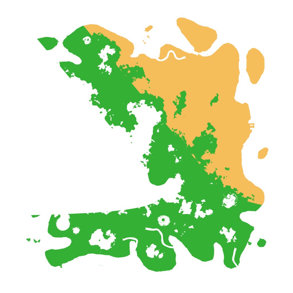 Biome Rust Map: Procedural Map, Size: 3850, Seed: 1166902065