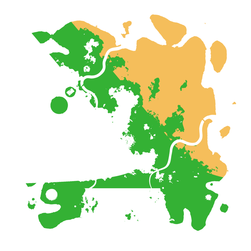 Biome Rust Map: Procedural Map, Size: 3850, Seed: 1166902065