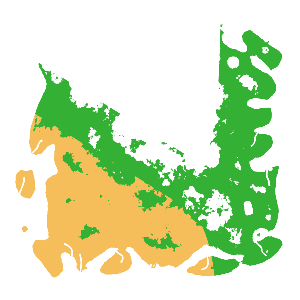 Biome Rust Map: Procedural Map, Size: 4500, Seed: 13846