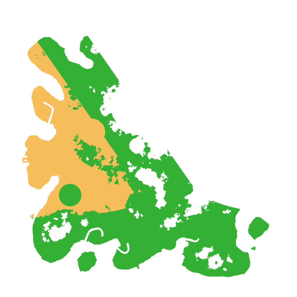 Biome Rust Map: Procedural Map, Size: 3500, Seed: 309084494