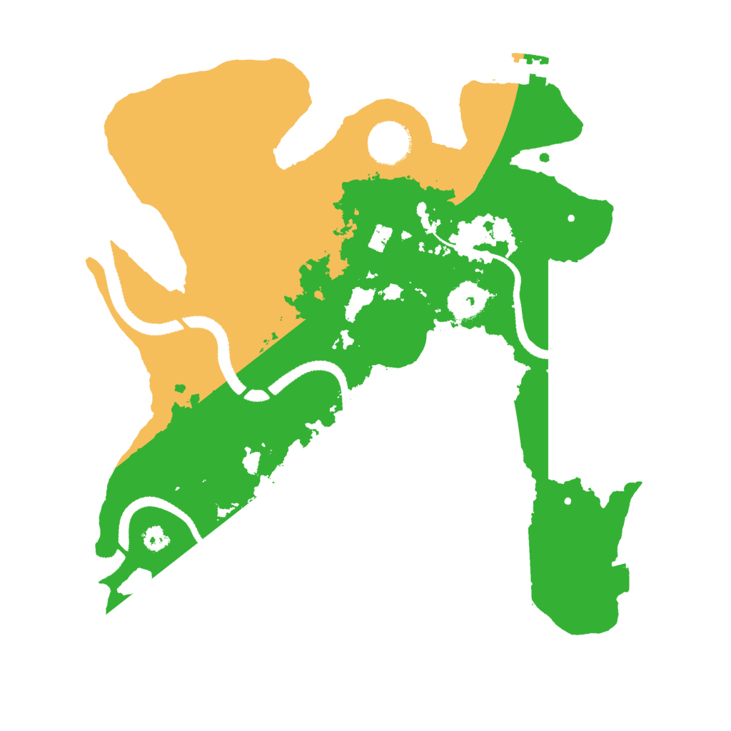 Biome Rust Map: Procedural Map, Size: 3000, Seed: 136025870