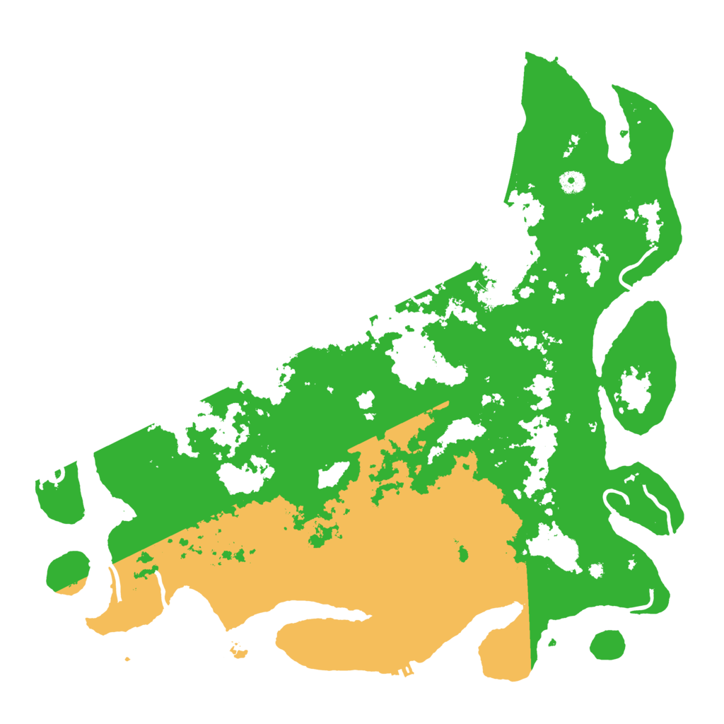 Biome Rust Map: Procedural Map, Size: 4500, Seed: 777888999