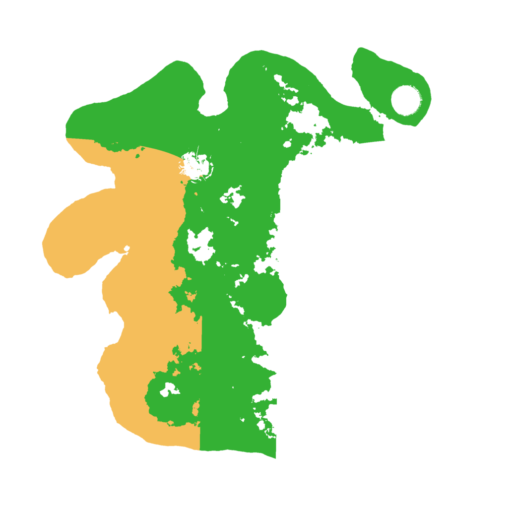 Biome Rust Map: Barren, Size: 3000, Seed: 389750851