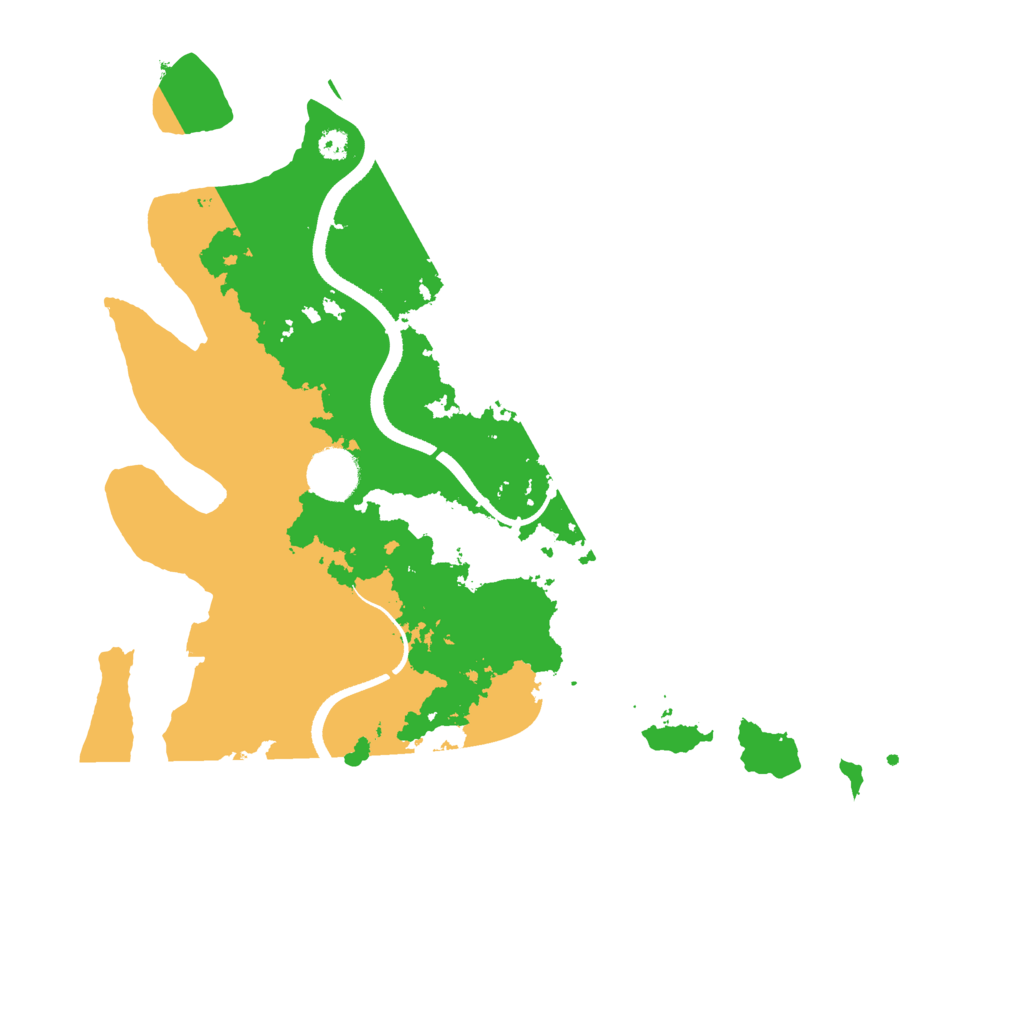 Biome Rust Map: Procedural Map, Size: 3500, Seed: 587787438