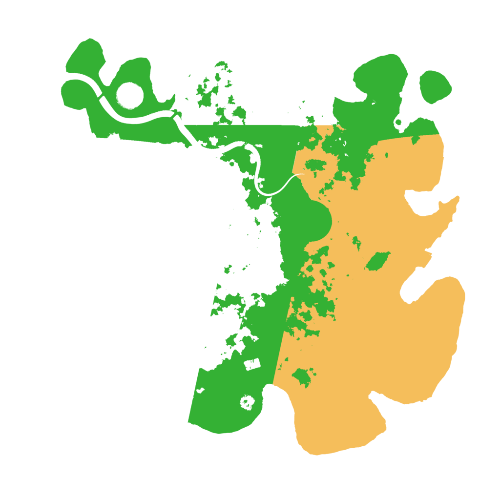 Biome Rust Map: Procedural Map, Size: 3500, Seed: 500945641