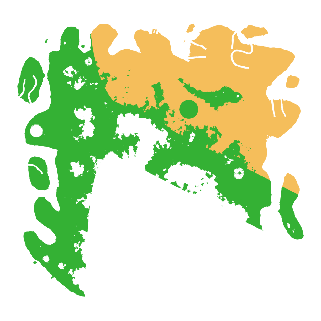 Biome Rust Map: Procedural Map, Size: 4500, Seed: 1246965341