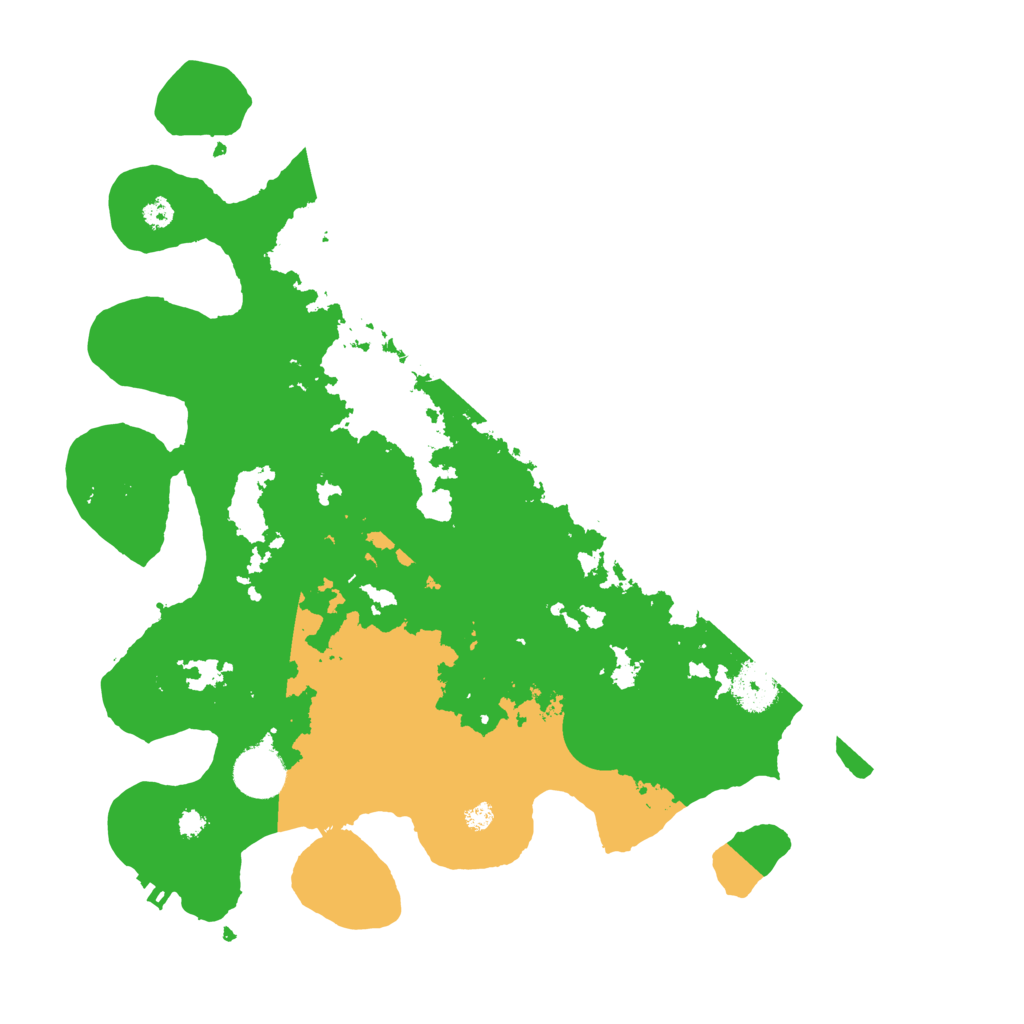 Biome Rust Map: Procedural Map, Size: 3500, Seed: 4785552