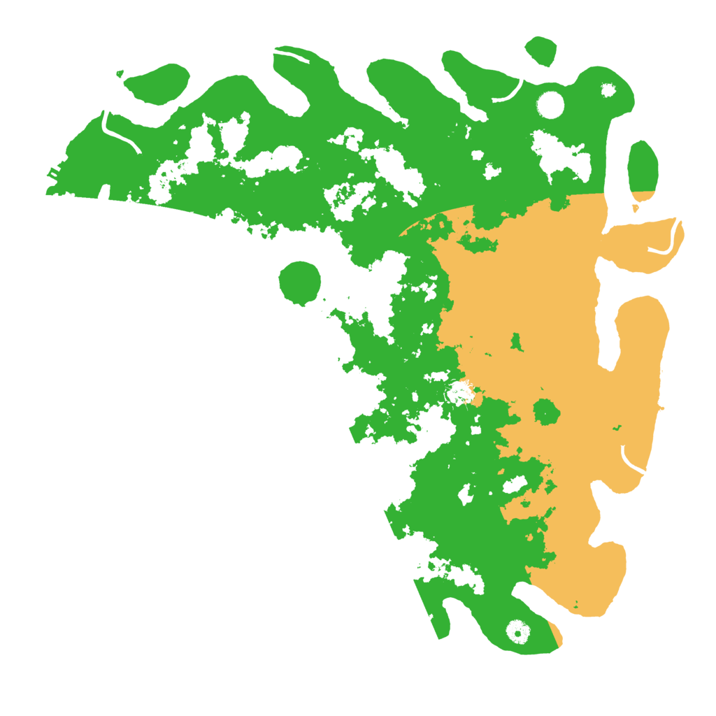 Biome Rust Map: Procedural Map, Size: 4600, Seed: 4727327