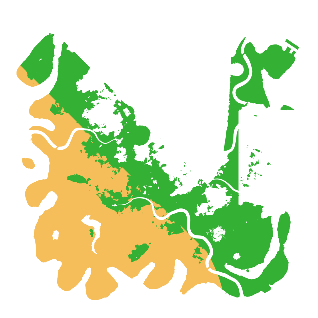 Biome Rust Map: Procedural Map, Size: 4240, Seed: 979797