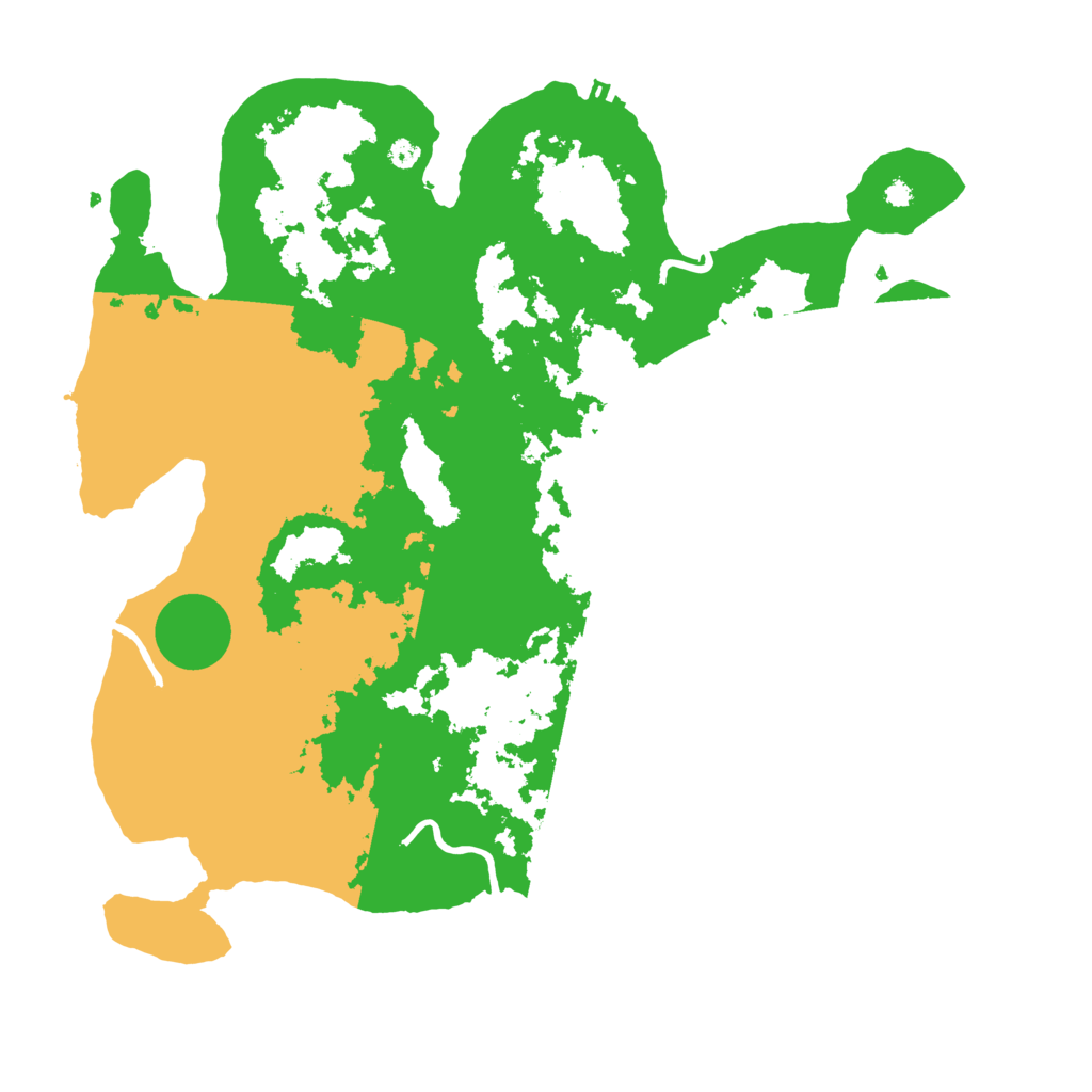 Biome Rust Map: Procedural Map, Size: 3800, Seed: 535