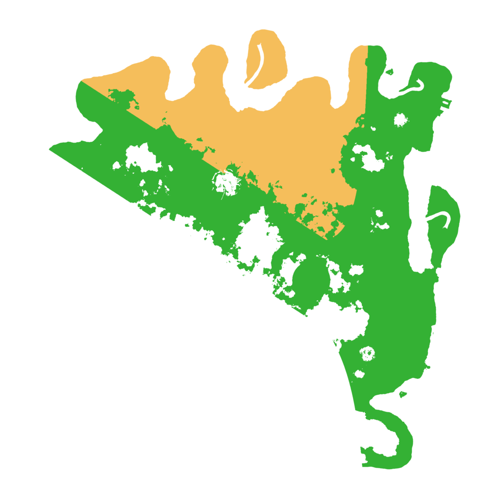 Biome Rust Map: Procedural Map, Size: 3500, Seed: 423978