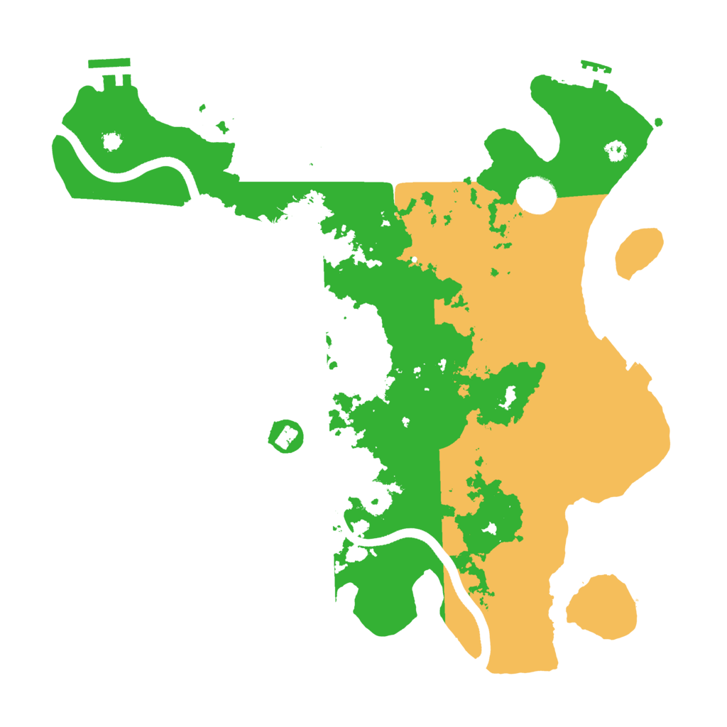 Biome Rust Map: Procedural Map, Size: 3500, Seed: 1114508685