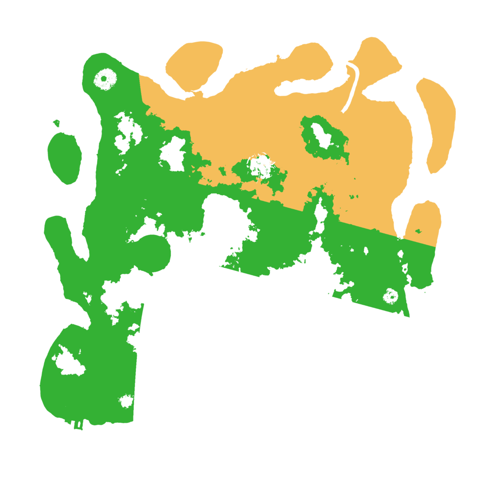 Biome Rust Map: Procedural Map, Size: 3500, Seed: 8754202