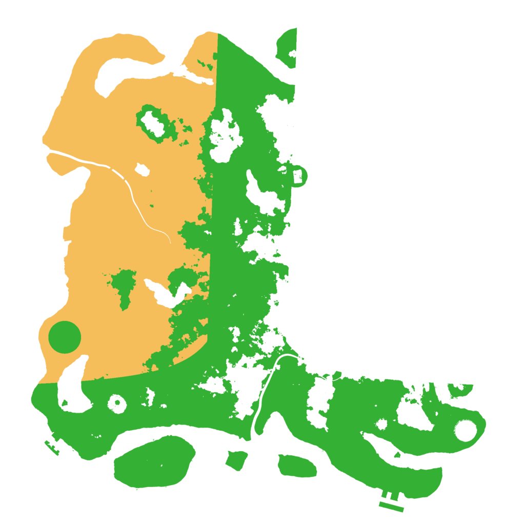 Biome Rust Map: Procedural Map, Size: 4250, Seed: 166