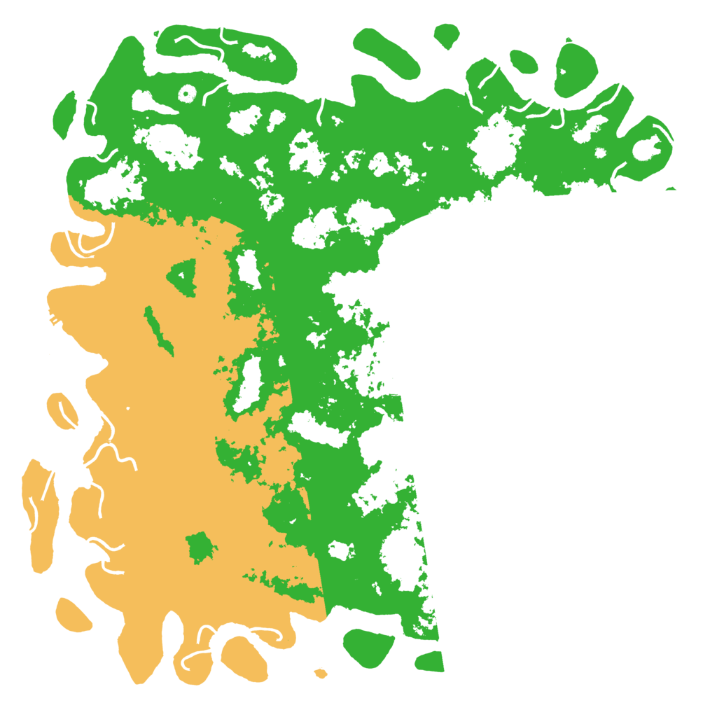 Biome Rust Map: Procedural Map, Size: 6000, Seed: 6343456