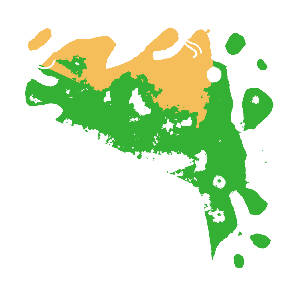 Biome Rust Map: Procedural Map, Size: 3500, Seed: 1093223036