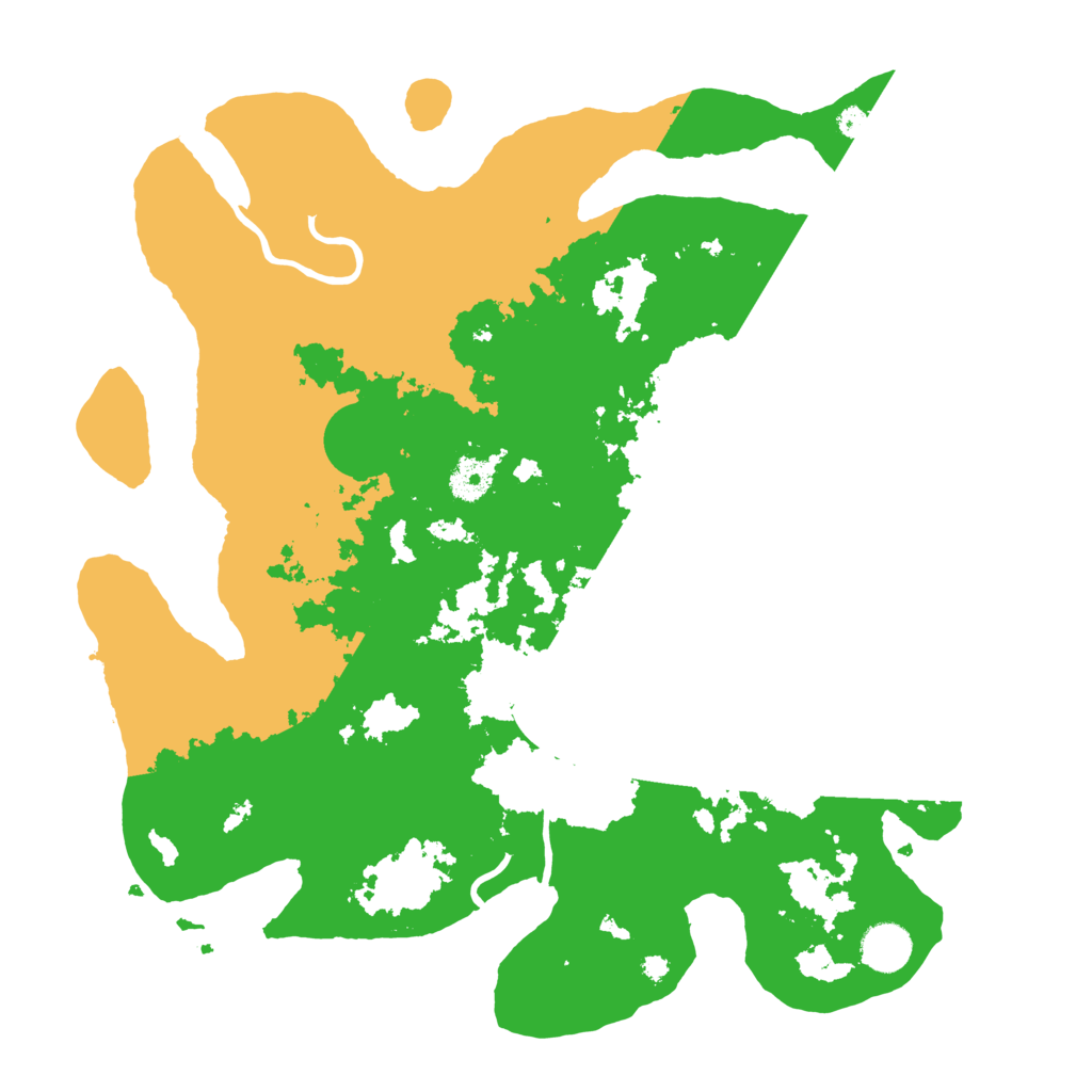 Biome Rust Map: Procedural Map, Size: 3850, Seed: 91567579