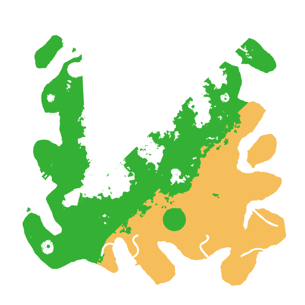 Biome Rust Map: Procedural Map, Size: 3500, Seed: 372781