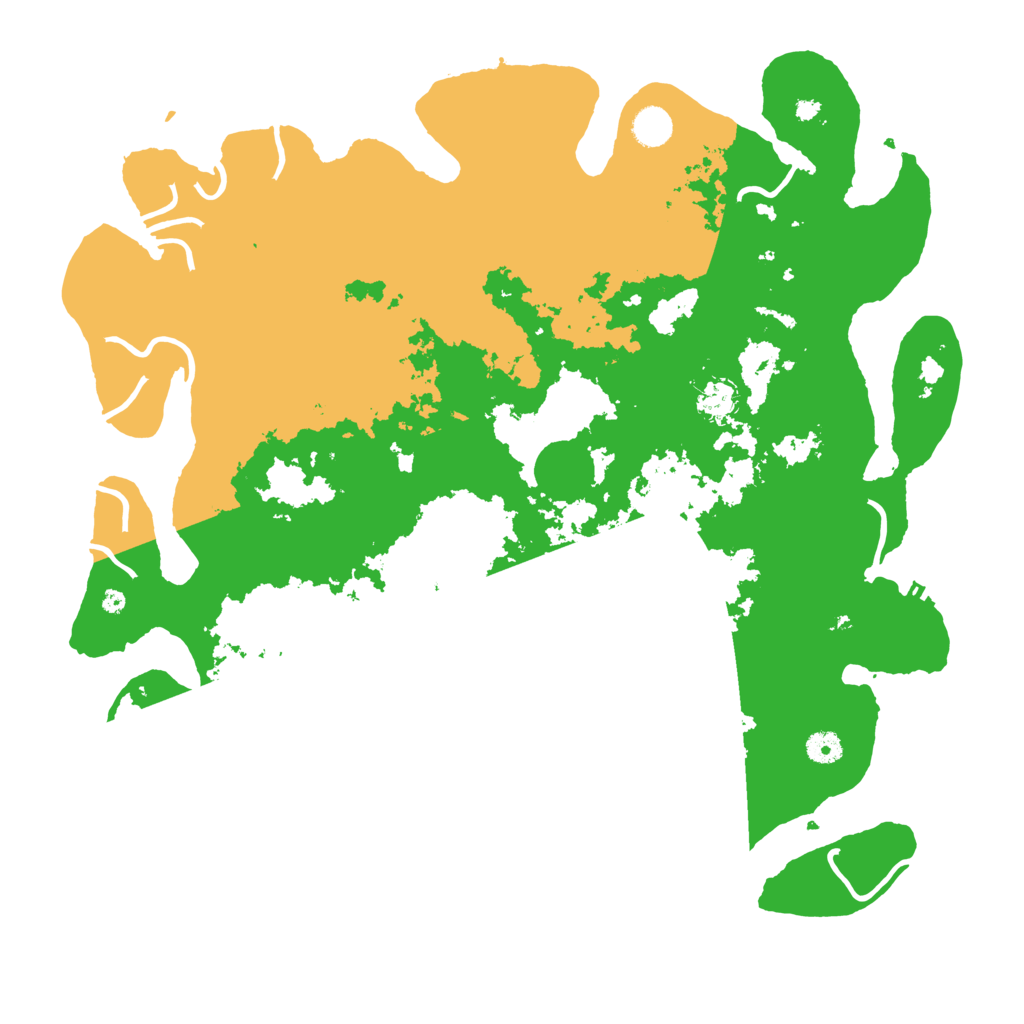 Biome Rust Map: Procedural Map, Size: 4500, Seed: 379641264