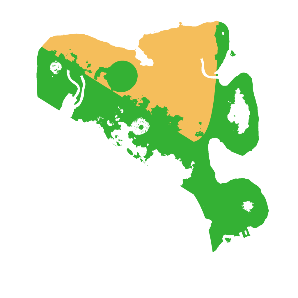 Biome Rust Map: Procedural Map, Size: 2600, Seed: 2800
