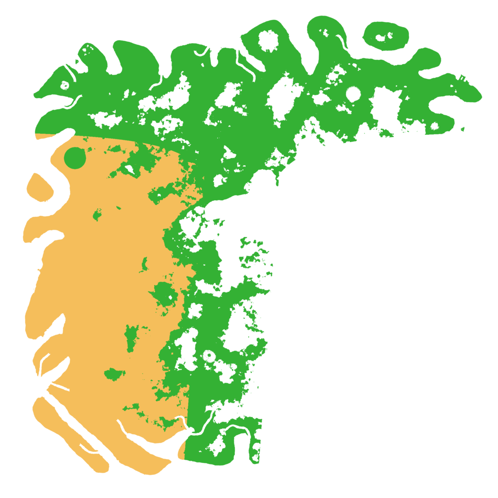 Biome Rust Map: Procedural Map, Size: 6000, Seed: 171224618