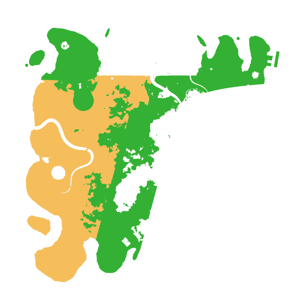 Biome Rust Map: Procedural Map, Size: 3850, Seed: 212390013