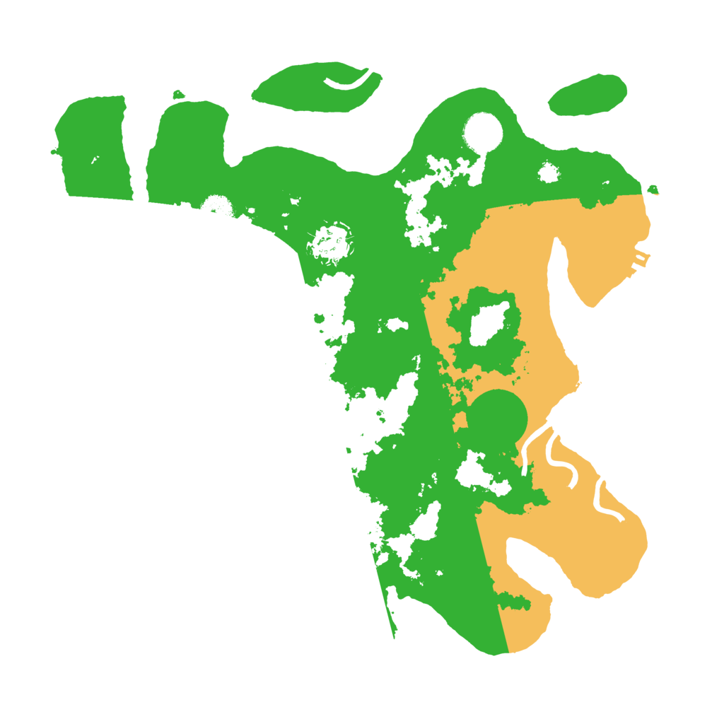 Biome Rust Map: Procedural Map, Size: 3250, Seed: 1377665058