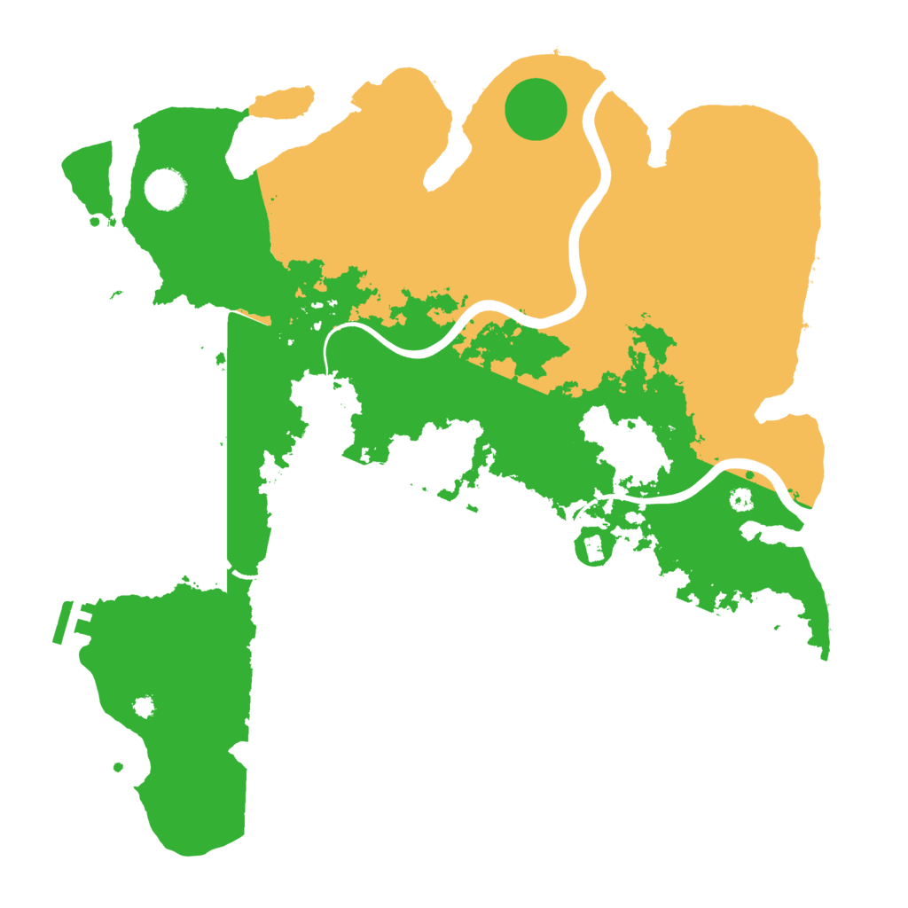 Biome Rust Map: Procedural Map, Size: 3850, Seed: 1389854560
