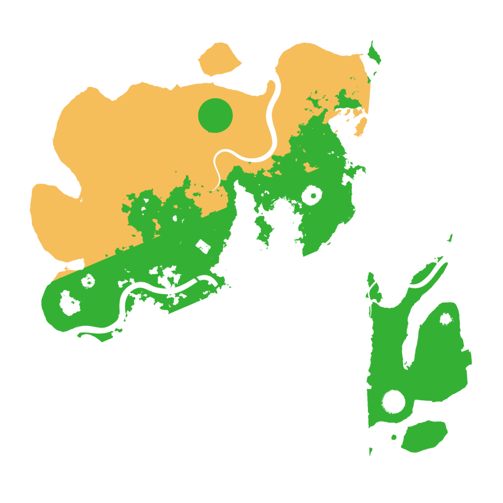 Biome Rust Map: Procedural Map, Size: 3850, Seed: 390661590