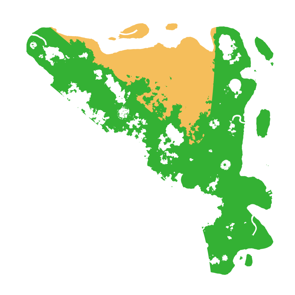 Biome Rust Map: Procedural Map, Size: 4500, Seed: 612911849