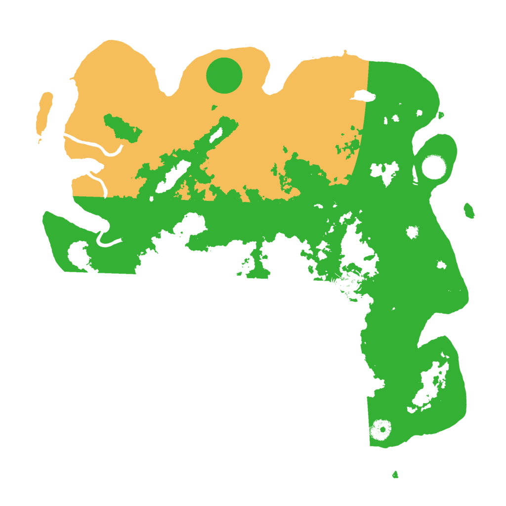 Biome Rust Map: Procedural Map, Size: 3700, Seed: 754896703