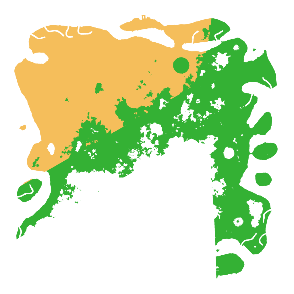 Biome Rust Map: Procedural Map, Size: 4800, Seed: 1204950871