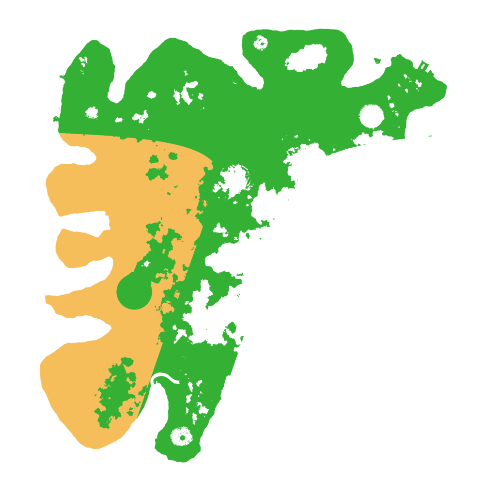 Biome Rust Map: Procedural Map, Size: 3700, Seed: 883078704
