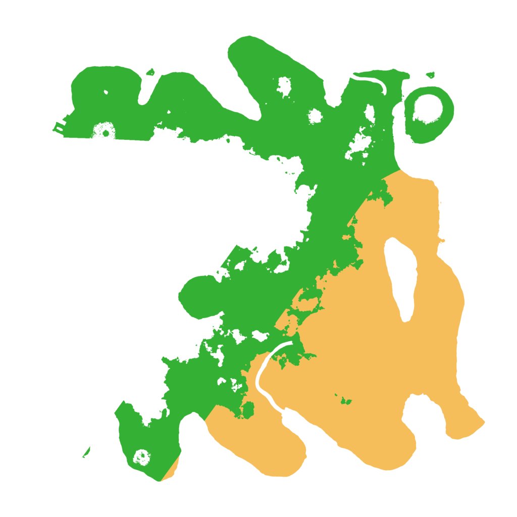 Biome Rust Map: Procedural Map, Size: 3250, Seed: 290276262