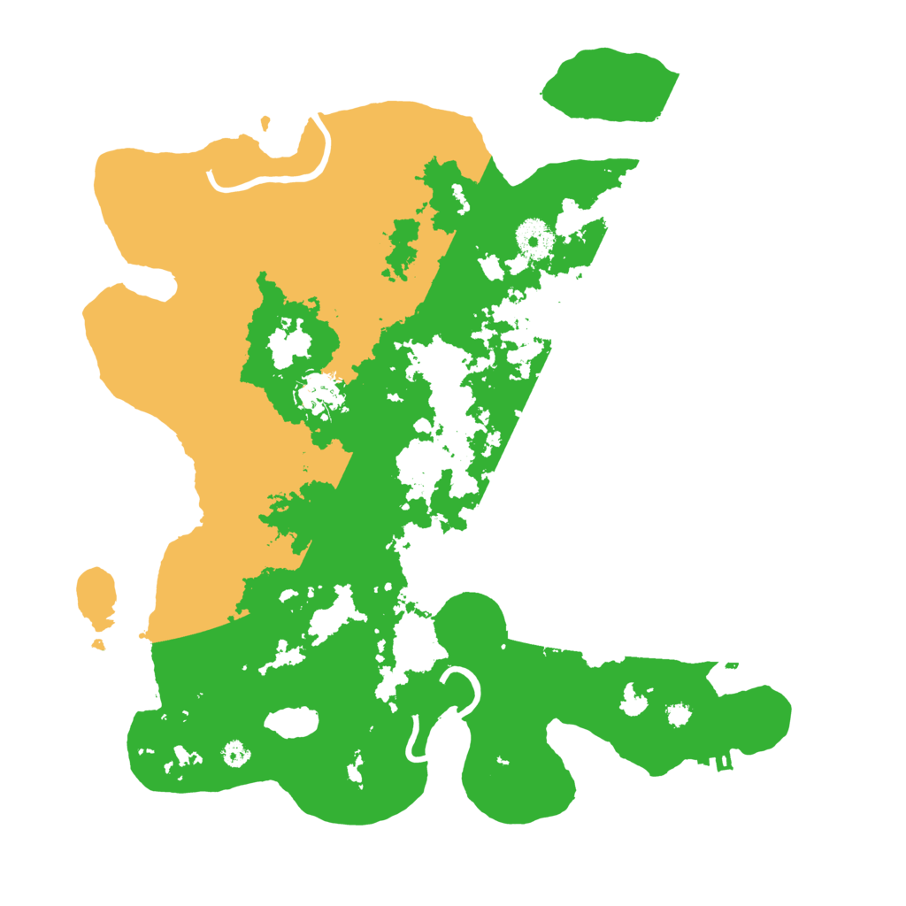 Biome Rust Map: Procedural Map, Size: 3500, Seed: 1287855343