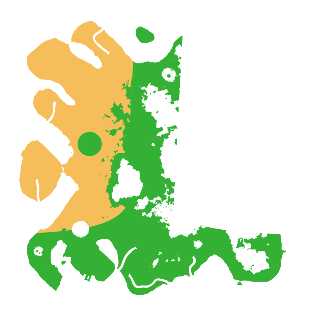 Biome Rust Map: Procedural Map, Size: 3500, Seed: 1601525450