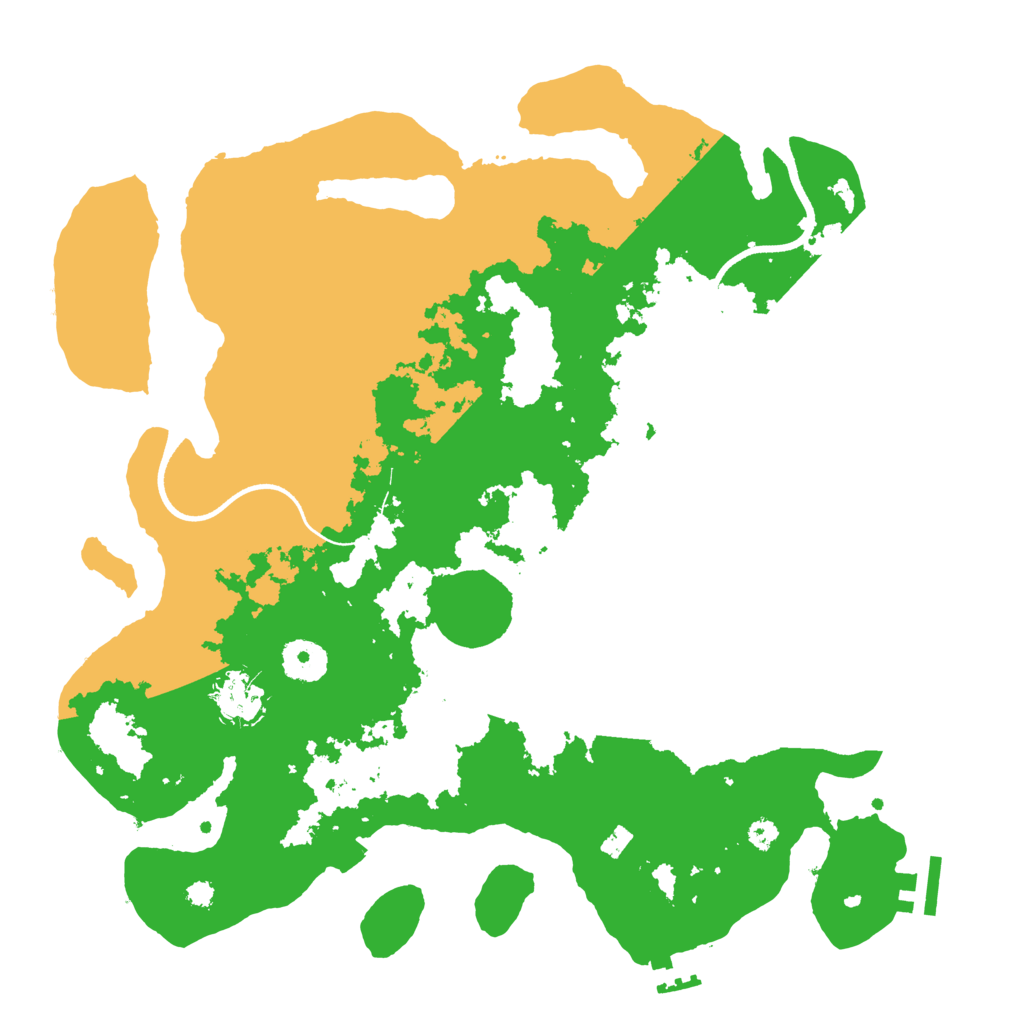 Biome Rust Map: Procedural Map, Size: 3500, Seed: 2002224048