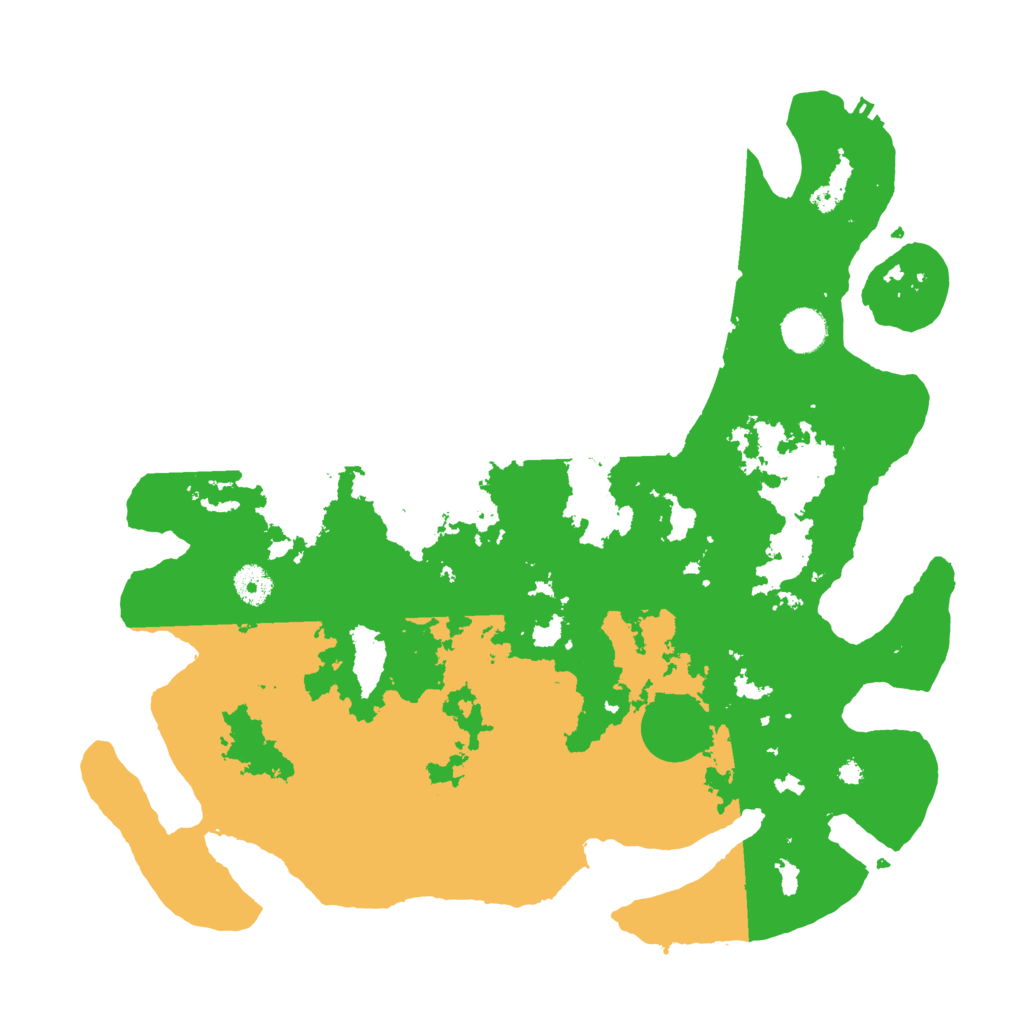 Biome Rust Map: Procedural Map, Size: 4000, Seed: 1627393999