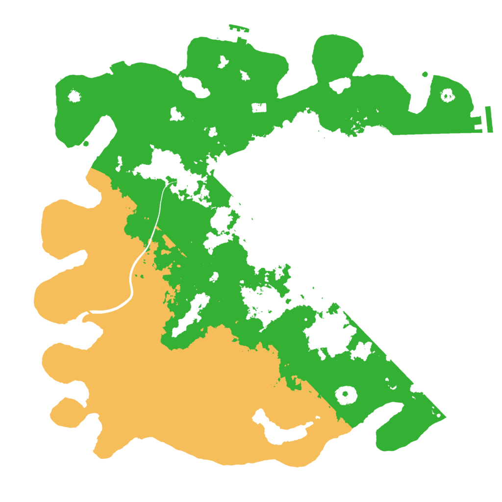 Biome Rust Map: Procedural Map, Size: 3700, Seed: 11119613