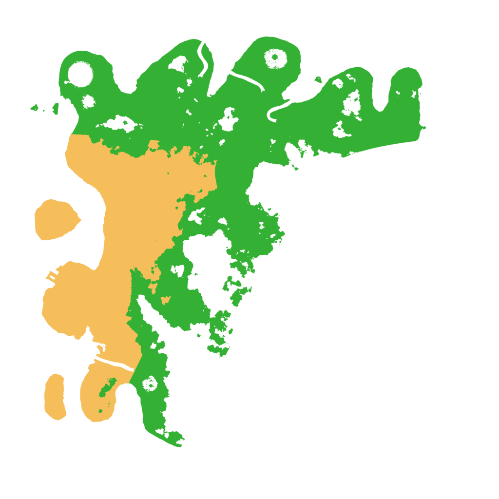 Biome Rust Map: Procedural Map, Size: 3500, Seed: 823756