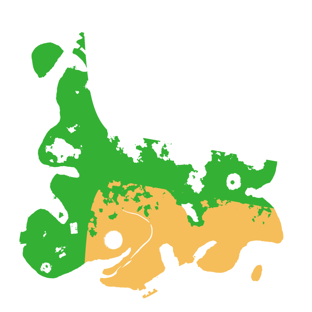Biome Rust Map: Procedural Map, Size: 3000, Seed: 45450721