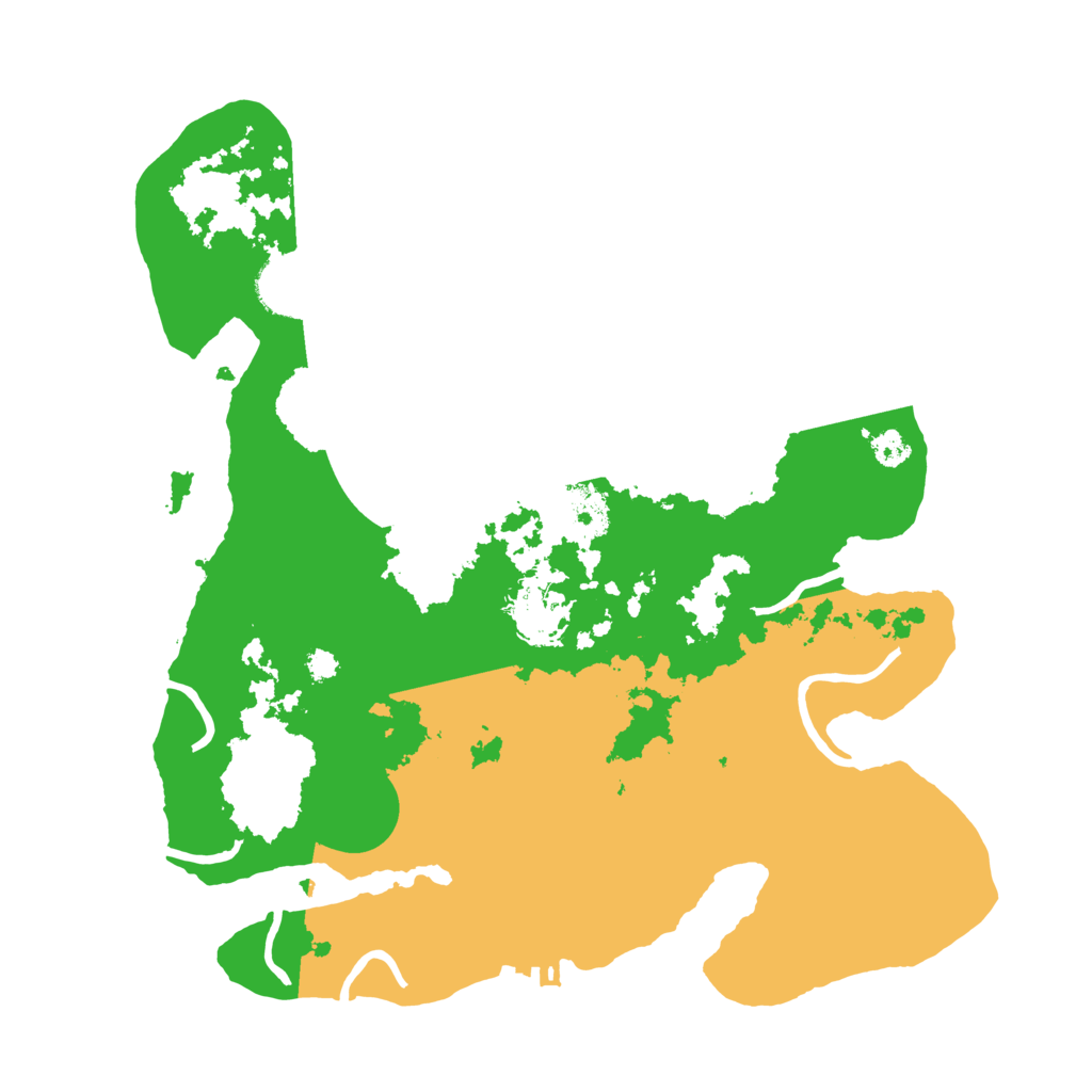 Biome Rust Map: Procedural Map, Size: 3200, Seed: 72662332