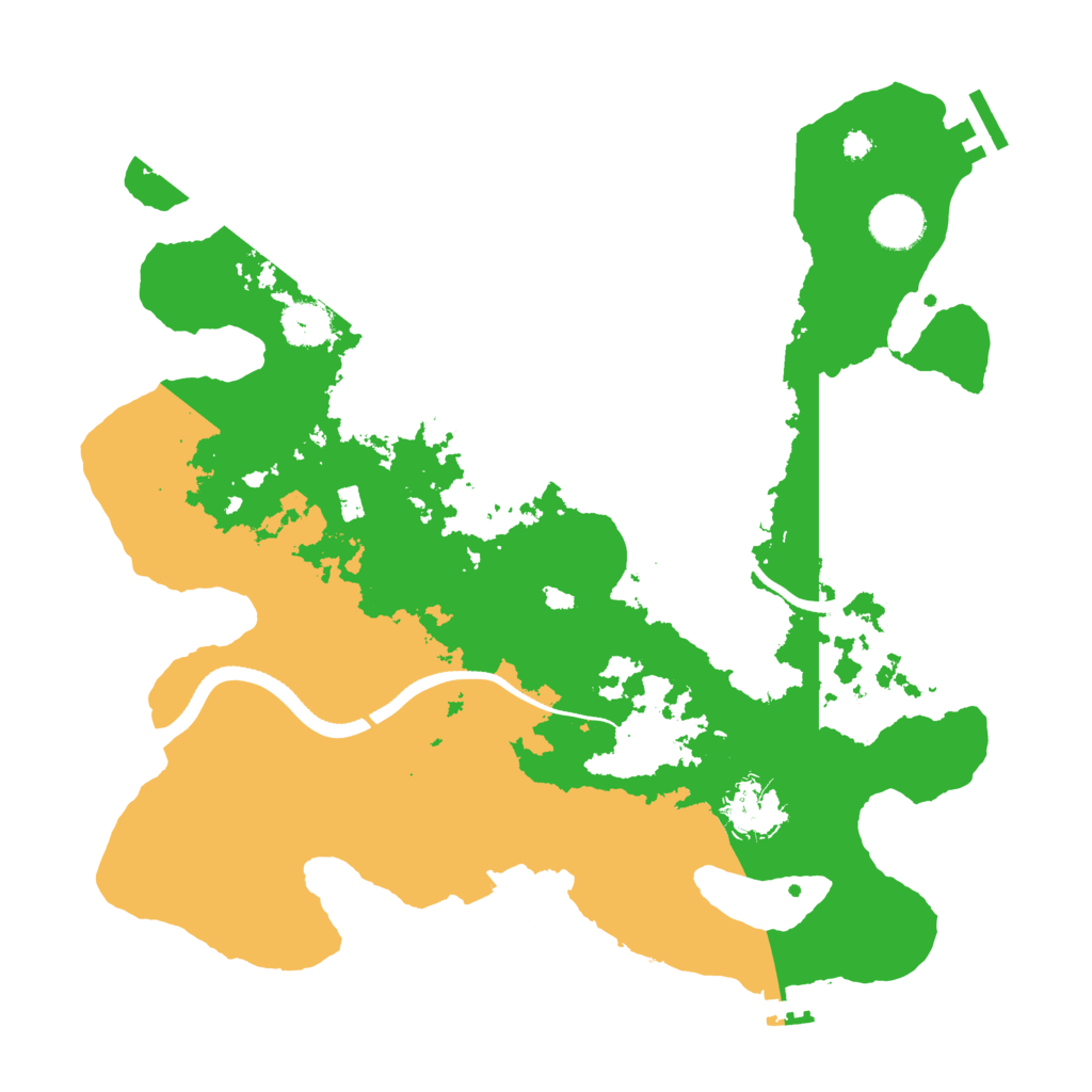 Biome Rust Map: Procedural Map, Size: 3500, Seed: 1968788830