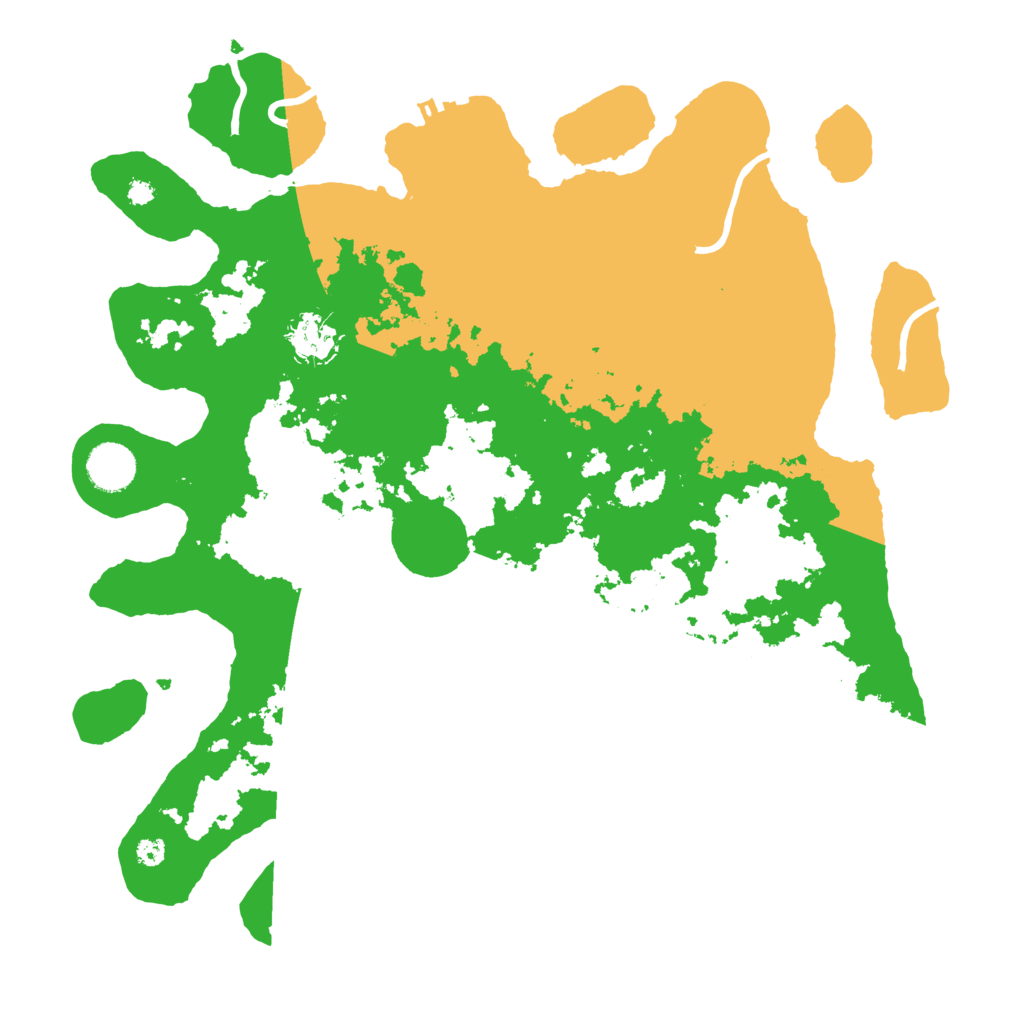 Biome Rust Map: Procedural Map, Size: 3700, Seed: 3321301
