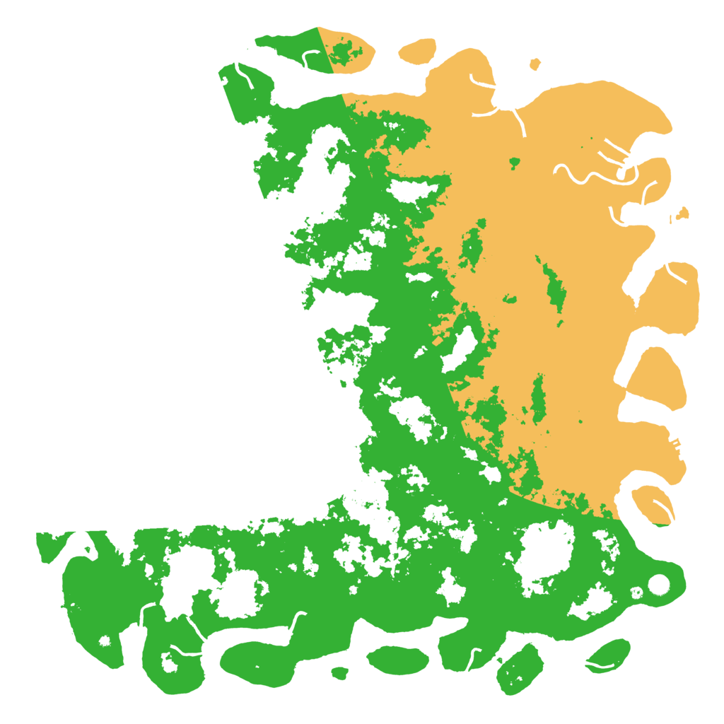 Biome Rust Map: Procedural Map, Size: 6000, Seed: 21371